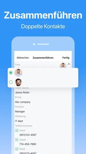 Screenshot von SA Kontakte auf dem iPhone 4