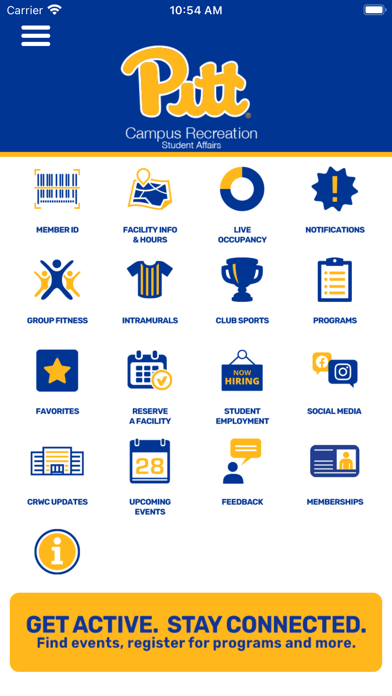 Pitt Campus Rec Screenshot