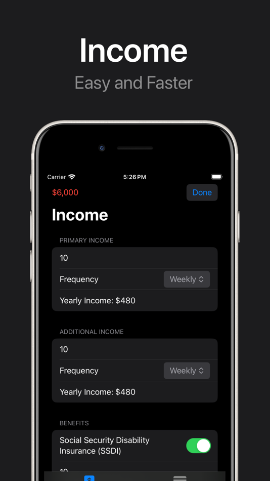 #1. Income Manage (iOS) 由: Antonio Chavez