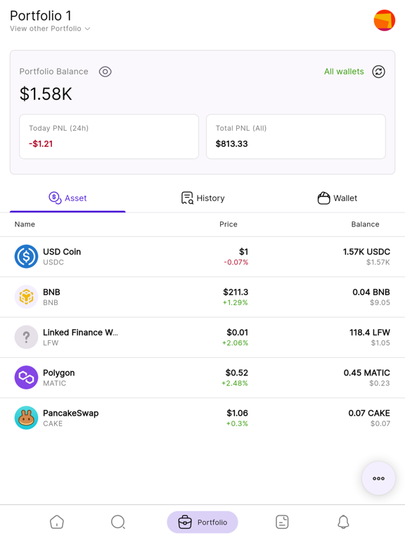 Screenshot #4 pour Klarda: Crypto and Portfolio