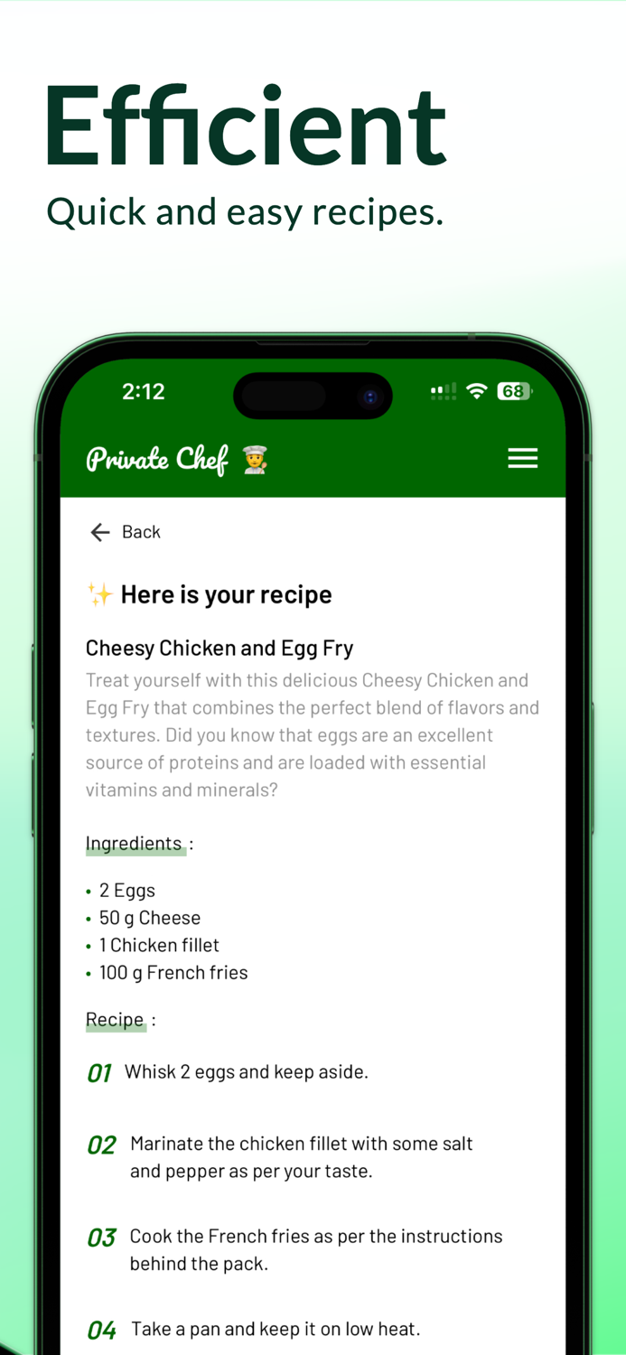 Private Chef - Easy Cooking