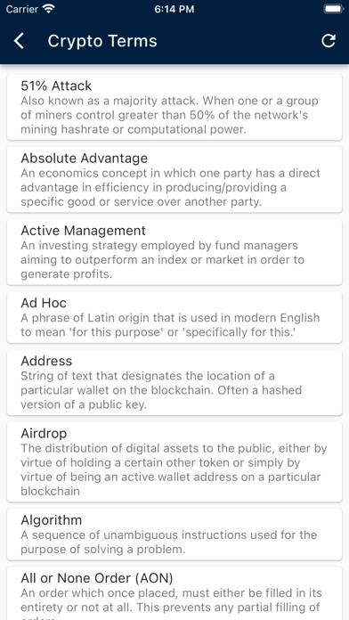 Crypto Insights - Price & Info Screenshot
