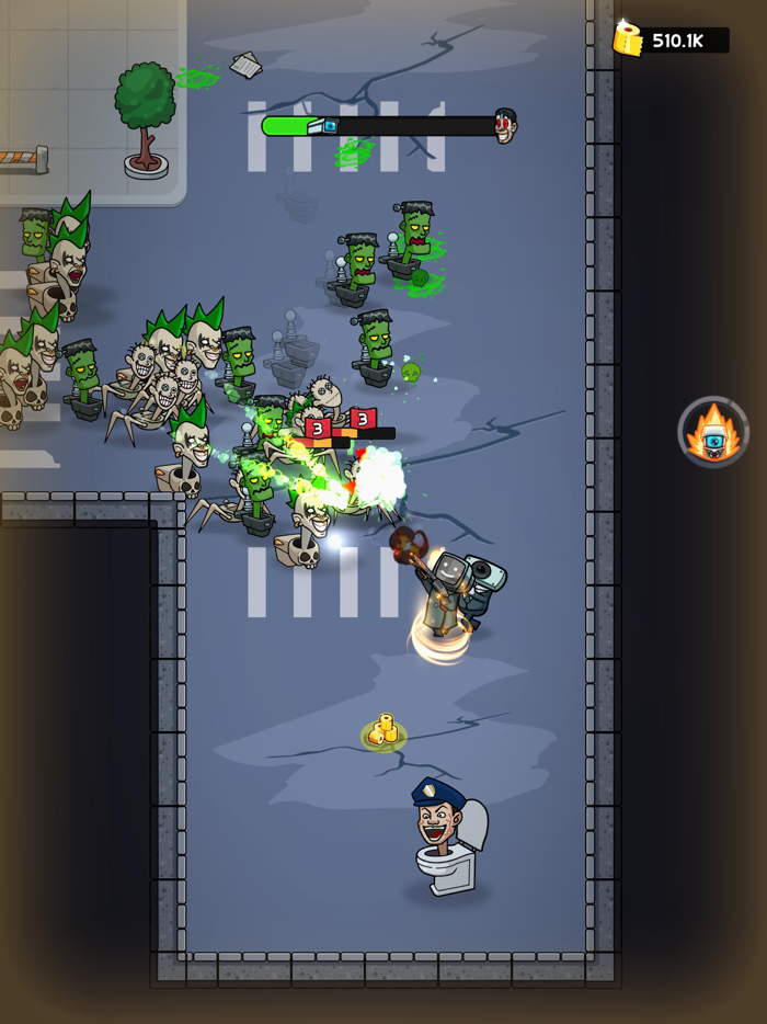 Toilet Monster Survival Battle