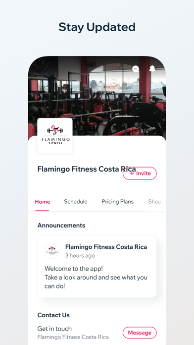 Flamingo Fitness Screenshot