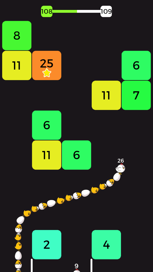 #9. Snake VS Block (iOS) 来自: Voodoo