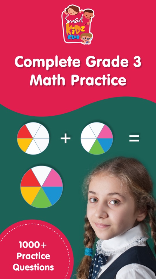 #1. 3rd Grade Math Learning Games (iOS) 由: Smart Kidz Club Inc.