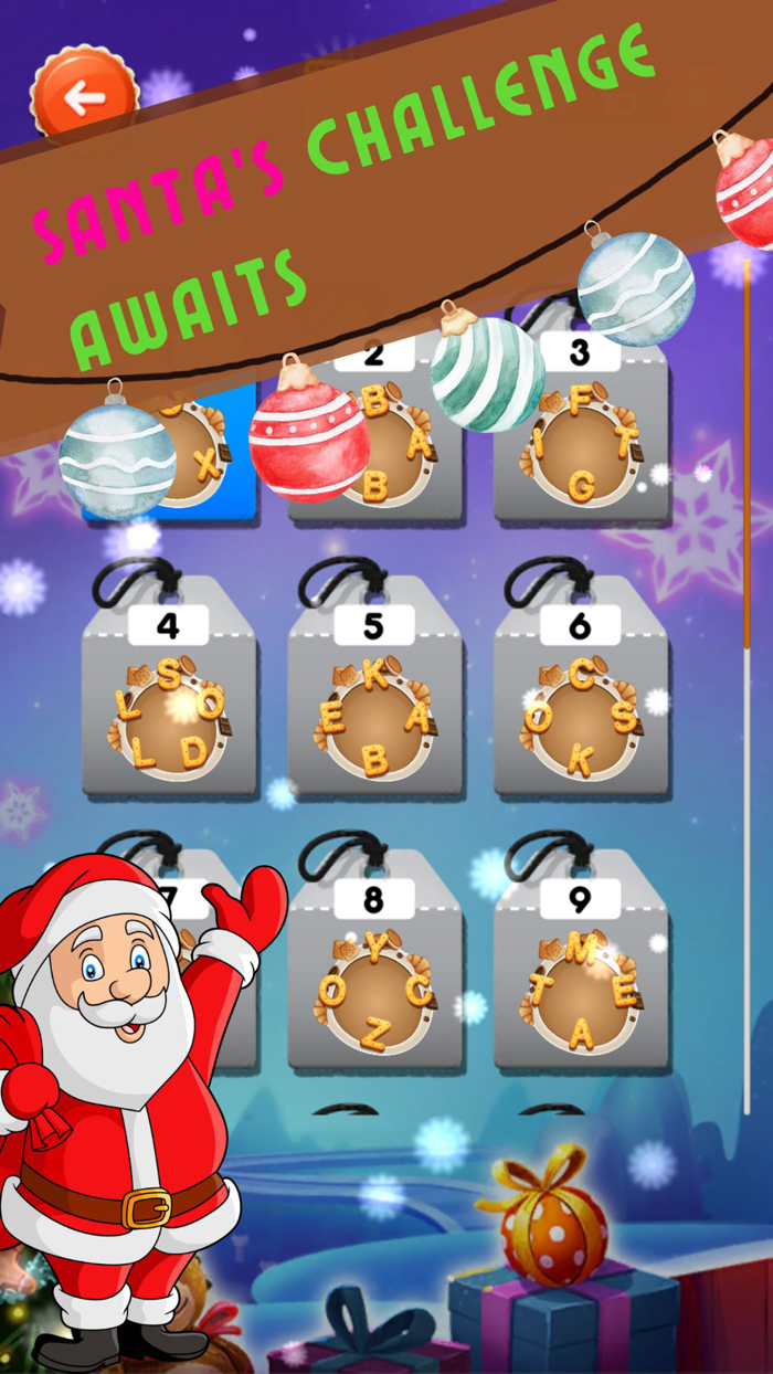 Christmas Word Cookies Play