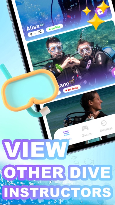 Dive - Meet Diver,Video Chat Screenshot
