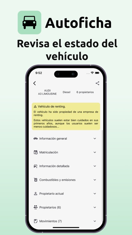 Autoficha - Informe DGT