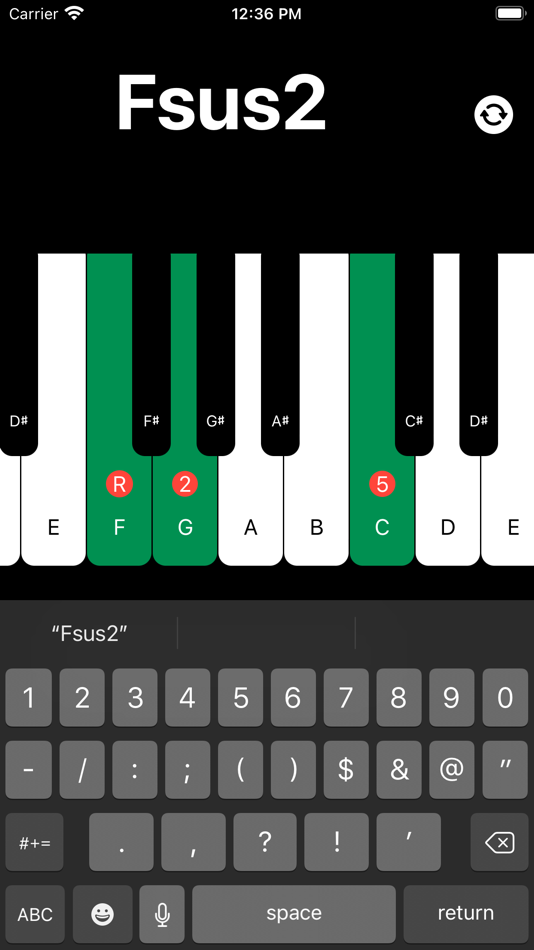 #2. Piano Chords Dictionary (iOS) 由: SachaDSO