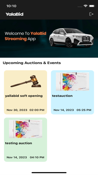 YallaBid Streaming Screenshot