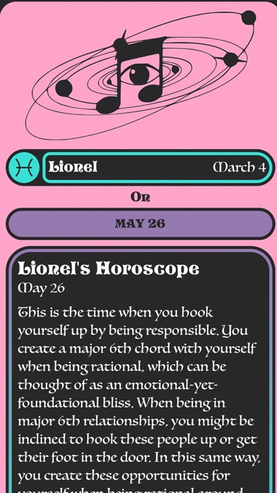 Musical Astrology Screenshot