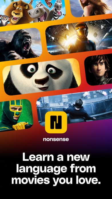 Nonsense: English with Movies Screenshot
