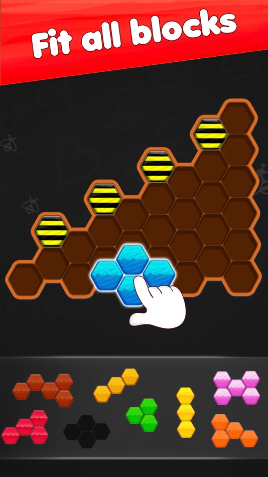 #2. Honeycomb Hexa Block Puzzle (iOS) Podle: Rohit Makadia