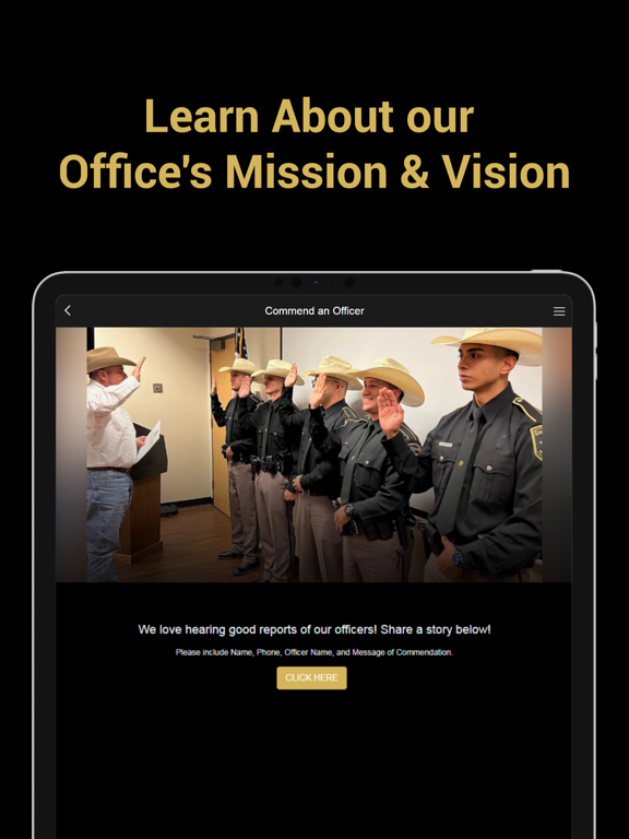 Victoria County Sheriff iPad screenshot 4 - Lifestyle app