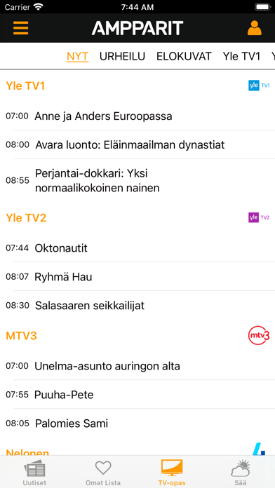 Uutiset – Ampparit.com Screenshot