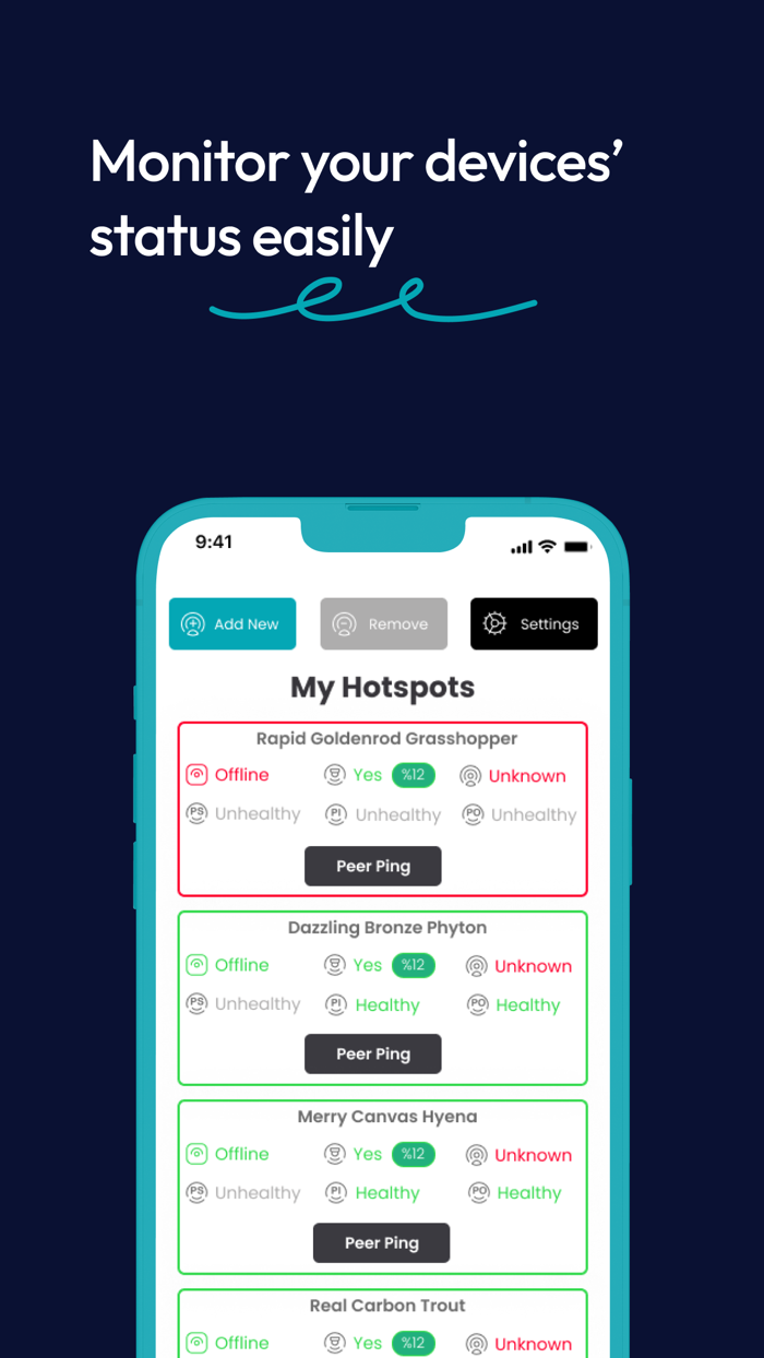 SenseApp - Track Hotspots