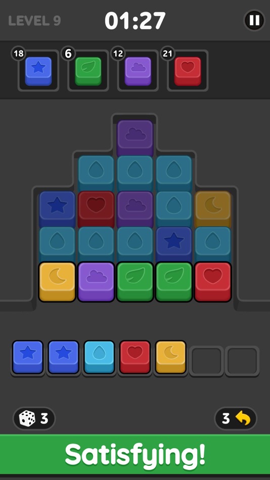 #1. Tile Blast (iOS) 由: Loop Games Oyun Teknolojileri Anonim Sirketi