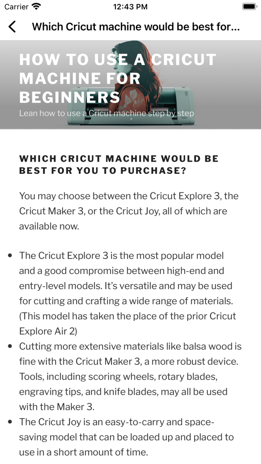 #4. Cricut design DIY maker Course (iOS) By: yoav fael