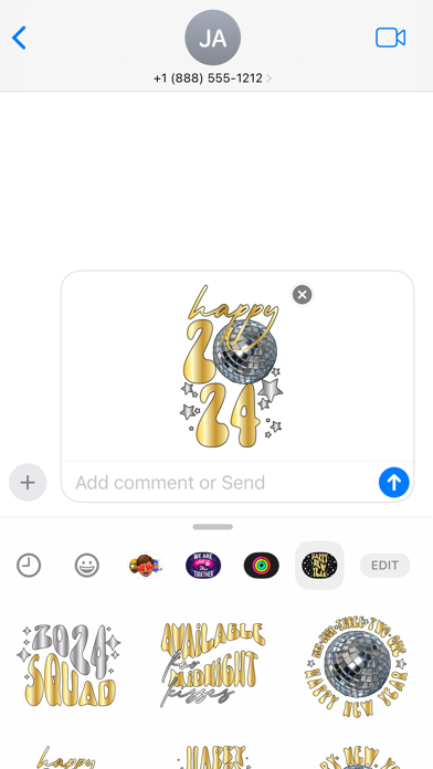 Screenshot #2 pour 2024 Happy New Year - Stickers