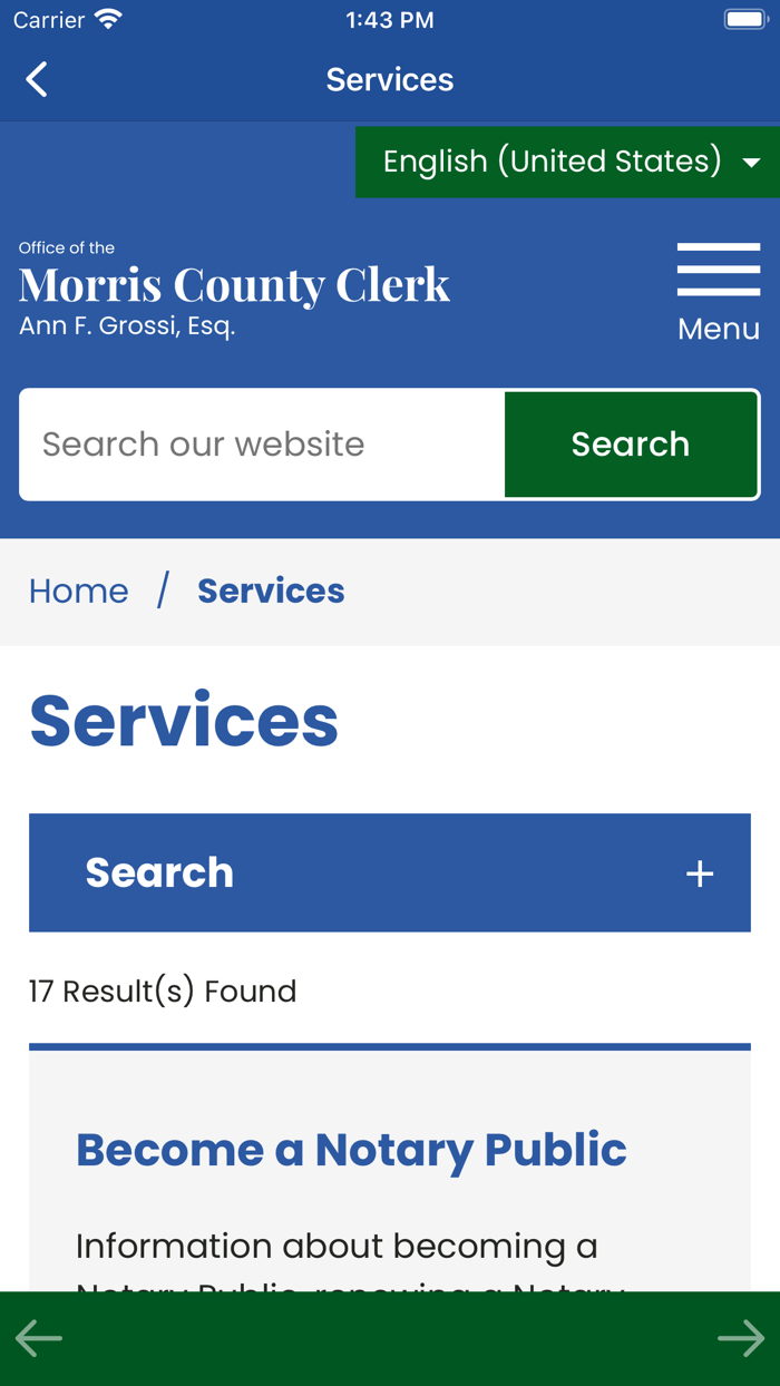 Morris County Clerk’s Office