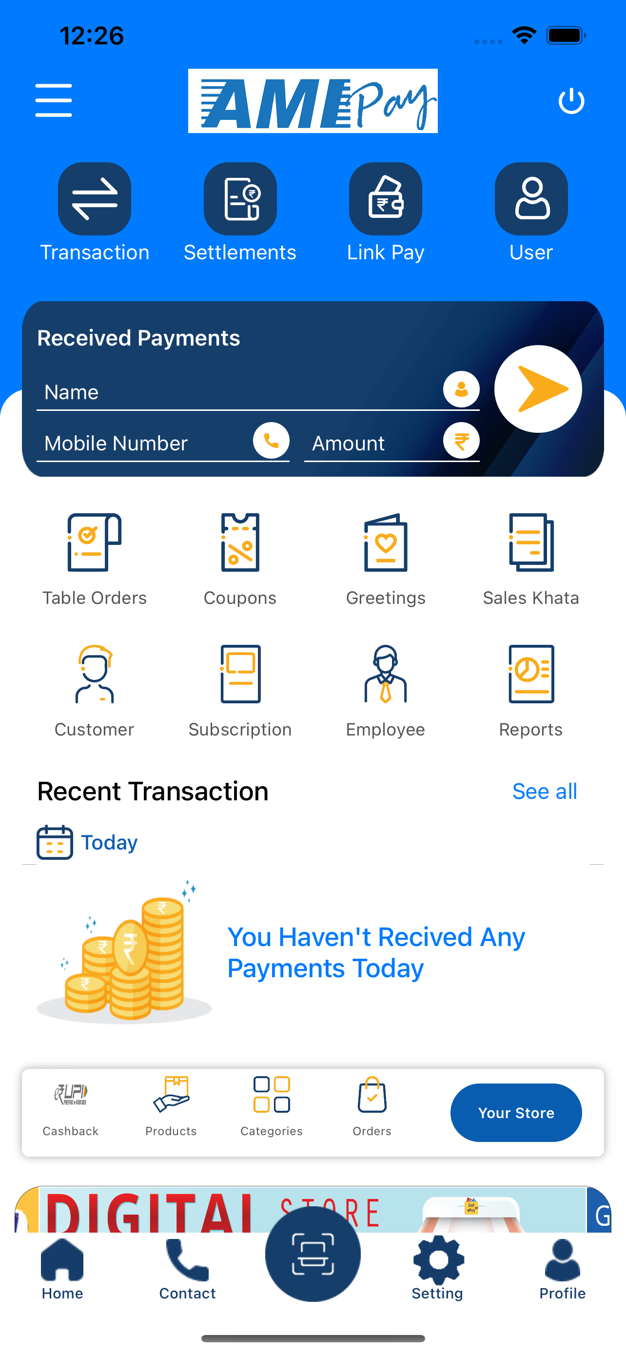 AMI Pay Merchant