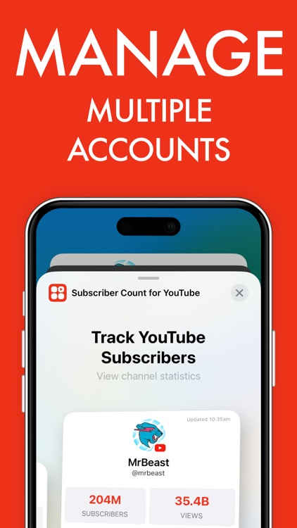 Subscriber Count for YouTube +