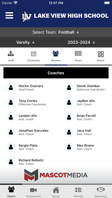 San Angelo ISD Athletics Screenshot