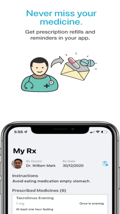 Transplant Care Screenshot