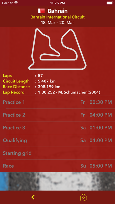 Race Calendar 2022 Screenshot