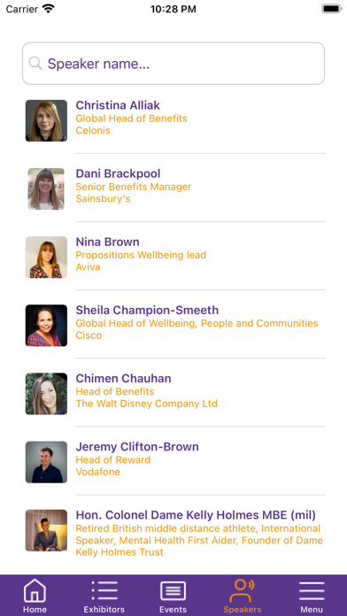 Employee Wellbeing Congress Screenshot
