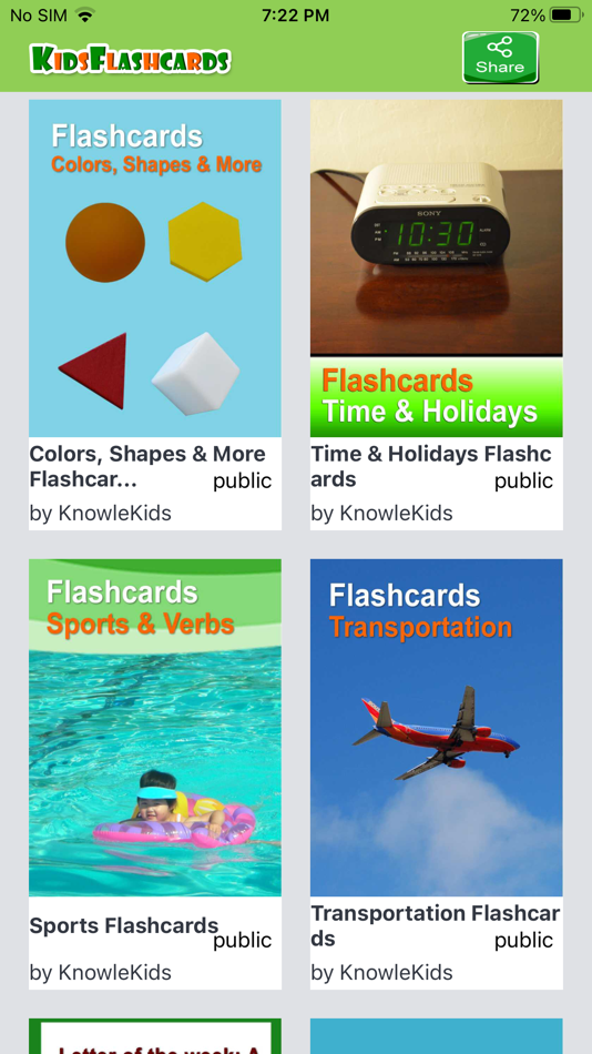 #3. KnowleKids Flashcards (iOS) โดย: KnowleMedia