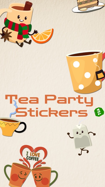 Tea Party Stickers Pack