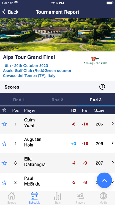 Alps Tour Golf Screenshot