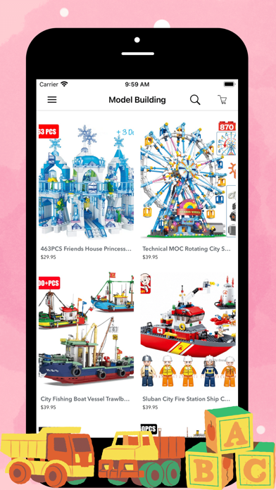 Baby Toys Shopping Store Screenshot