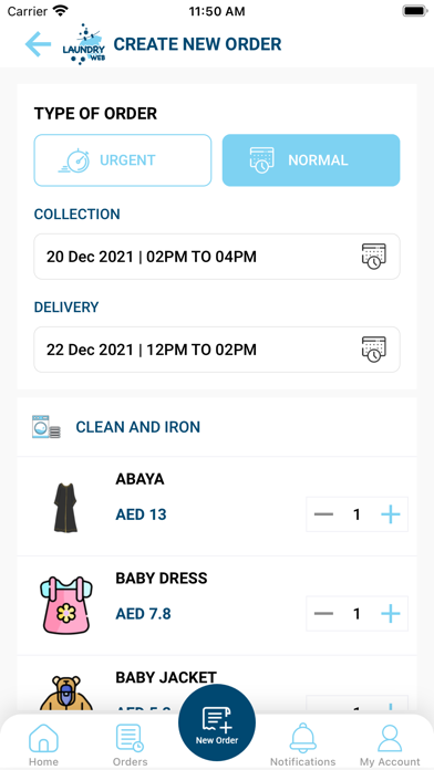 LAUNDRYWEB Screenshot