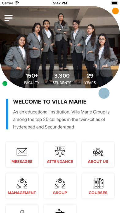 Villa Marie College Screenshot