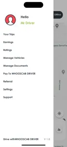 WHOOSCAB DRIVER screenshot #3 for iPhone