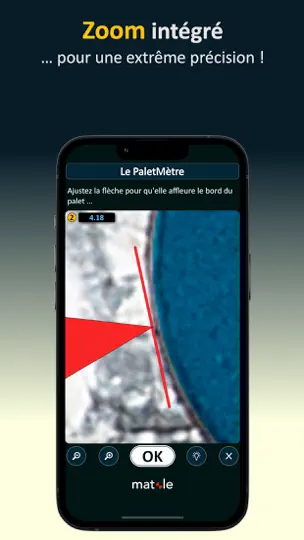 Capture d'écran de PaletMètre sur iPhone 7