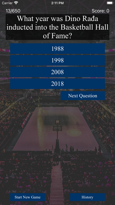 Basketball Trivia Pro 50fifty Screenshot