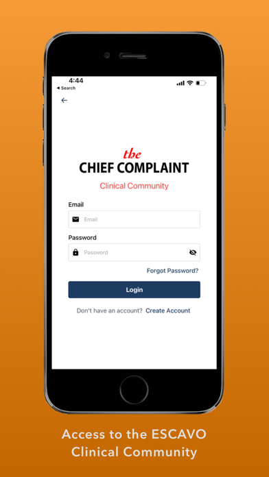 The Chief Complaint Screenshot
