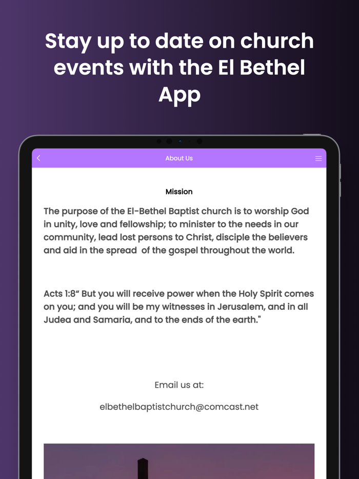 El Bethel Baptist Church App