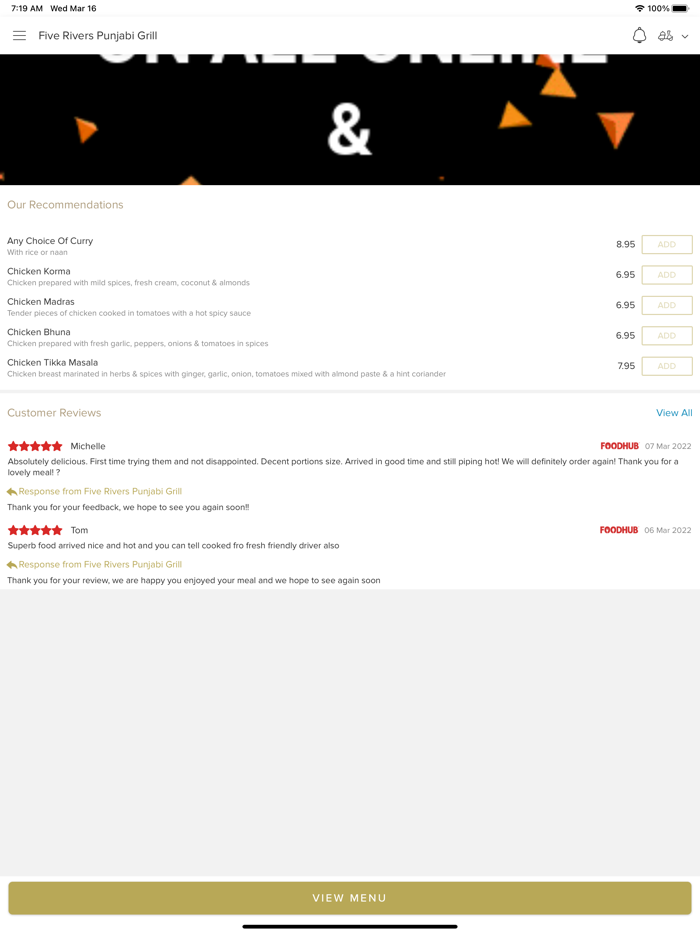 Five Rivers Punjabi Grill