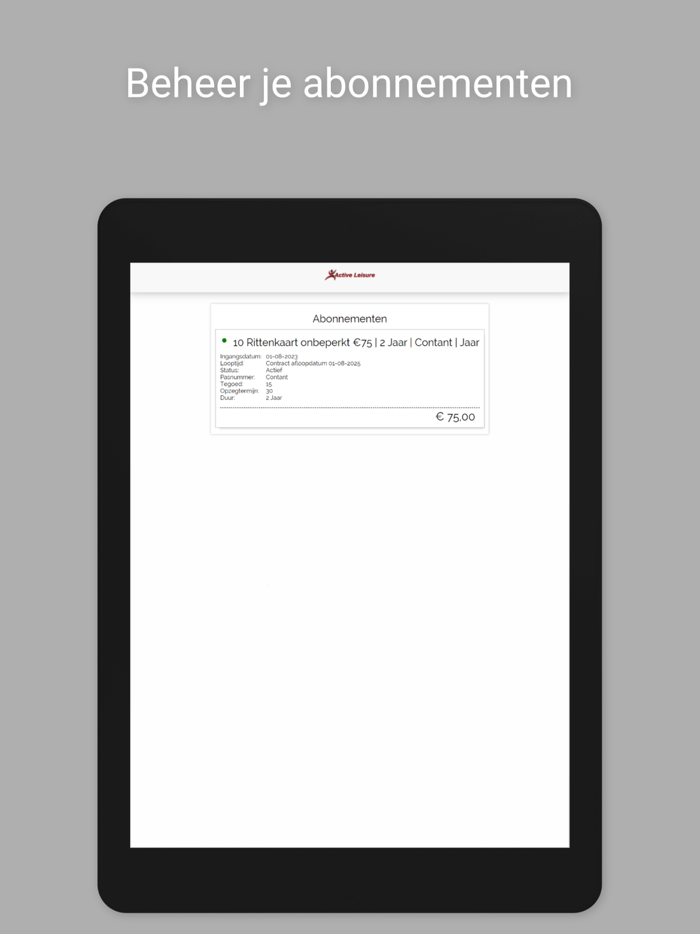 Active Leisure EmmenandVeenoord