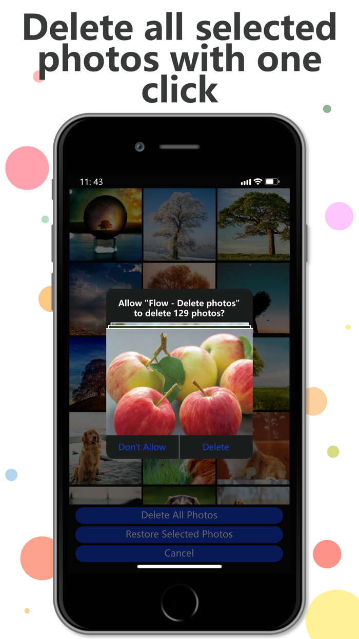 Flow - Delete photos