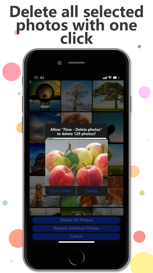 #4. Delete photos by slide finger (iOS) 게시자: 少淘 黄