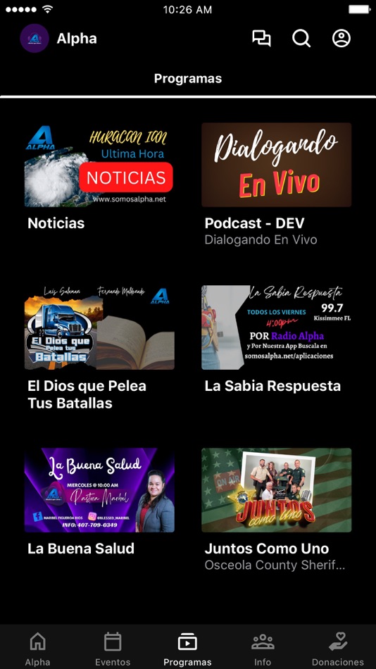 #2. Alpha Network (iOS) 由: Iglesia De Cristo Misionera El Tabernaculo, Inc.
