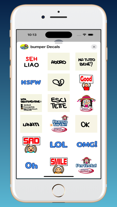 bumper Auto Decals Message Screenshot