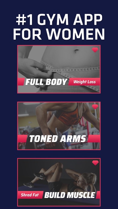 Gym Workout Planner For Women Screenshot