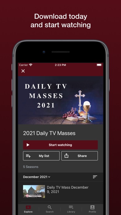 Daily TV Mass Screenshot